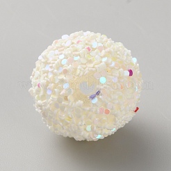 Undurchsichtige Glitzerperlen aus Acryl&nbsp;FIND-CJC0010-111A-17