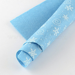 Motif flocon et hélice imprimé en feutre aiguille à broder pour textile non tissé pour bricolage&nbsp;DIY-R056-03