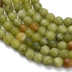 Бусы из натурального нефрита синьянг G-L642-F06-4mm