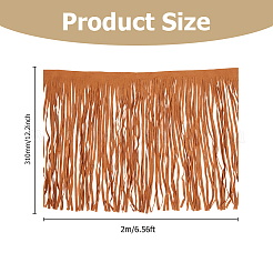 2 м отделка бахромой из искусственной кожи и замши&nbsp;DIY-HS0002-24B