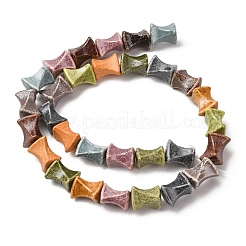 Hilos de cuentas de porcelana vintage hechas a mano&nbsp;PR-CBAA37B-10G