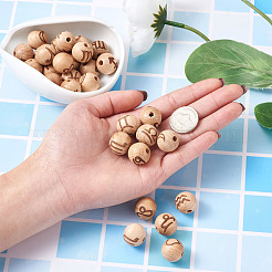 Деревянные бусины&nbsp;WOOD-BT0001-03