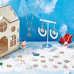 60шт 10 стиля подвески из сплава со стразами&nbsp;FIND-PH0028-36G