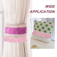 Лента с кисточками из полиэфирной пряжи MP-TAC0001-11A