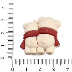 Perline focali in silicone a cuore di San Valentino&nbsp;LS-SIL-F022-01A