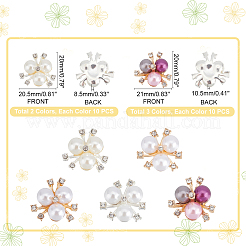 Кабошоны из сплава 50шт 5 стиля&nbsp;FIND-PH0003-88