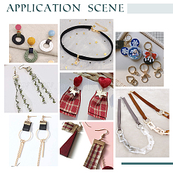 Латунные бусины конца для ленты&nbsp;KK-PH0003-96