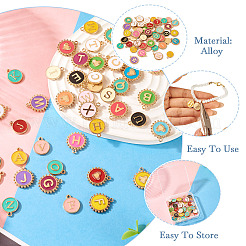 52шт 2 стиля подвески из сплава с эмалью&nbsp;FIND-TA0008-50