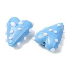 Perles en émail faites à la main&nbsp;LAMP-Z025-01G