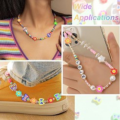 200шт 2 стиля ручной работы бусины из полимерной глины CLAY-CJ0002-04