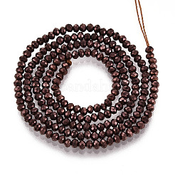 Стеклянные бусины с гальваническим покрытием &nbsp;EGLA-F149-FP-08