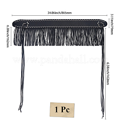 Bauchgürtel aus PU-Leder im Punk-Stil mit Metallnieten und Quaste&nbsp;FIND-WH20019-272