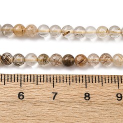 Natürlichen Rutilquarz Perlen Stränge&nbsp;X-G-D314-A01-4mm