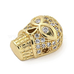 Латунные микропаве из прозрачного кубического циркония&nbsp;ZIRC-P119-19G-01