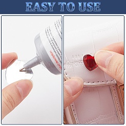 200 шт. 2-х видов акриловых стразовых кабошонов MACR-GF0001-03B