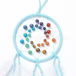 Подвесные украшения из синтетических и натуральных камней&nbsp;AJEW-I059-11F