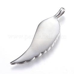 Большие подвески из хирургической нержавеющей стали 316 STAS-P114-08P