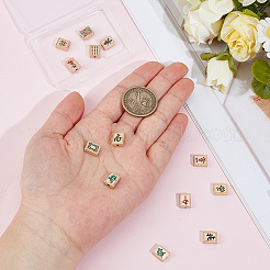 13 шт. 13 стиля маджонг сплав эмалированные бусины&nbsp;FIND-DR0002-11