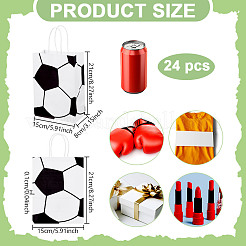 Подарочные пакеты из футбольной бумаги с ручкой ABAG-WH0045-31A