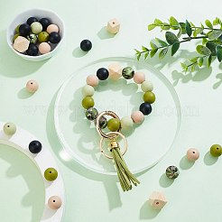 Kit de fabrication de porte-clés en perles à faire soi-même&nbsp;DIY-CA0004-42