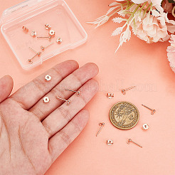 5 пара 925 серебряных сережек-гвоздиков FIND-GO0002-66RG