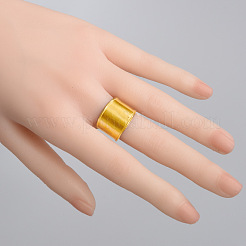 Стильное широкое кольцо-манжета из нержавеющей стали 304 для женщин RG2914-2