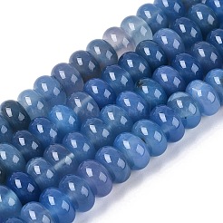 Chapelets de perles d'agate naturelle&nbsp;G-Q613-01E-04