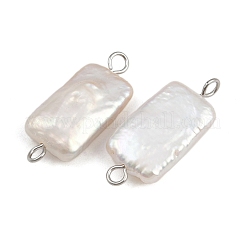 Подвески-пряжки из натурального пресноводного жемчуга Кеши STAS-D378-18P