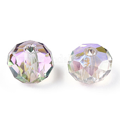 Прозрачный Electroplate стеклянные бусины&nbsp;GLAA-L046-02A