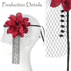 Нейлон и полиэстер и полипропиленовый пластиковый головной убор на Хэллоуин для женщин и девочек&nbsp;OHAR-WH20012-03