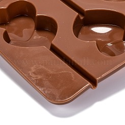 Пищевые силиконовые Молды для леденцов в форме сердца&nbsp;DIY-I061-12