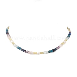 Schmucksets mit Edelsteinen und galvanisierten&nbsp;SJEW-JS01380