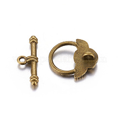 チベット風マンテル  鉛フリー＆カドミウムフリー＆ニッケルフリー  アンティーク黄金  花：18x19mm  バー：4x24mm  穴：2mm&nbsp;LS-GLF0026Y-NF