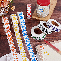 7 рулон бумажных наклеек&nbsp;STIC-WH0003-40B