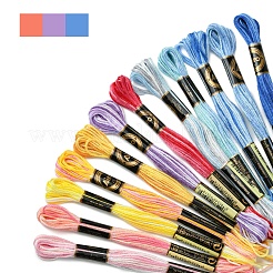 6-слойная полиэфирная нить для вышивания OCOR-FZ0001-01D