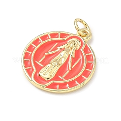 Латунь эмаль подвески&nbsp;KK-H255-05G-03