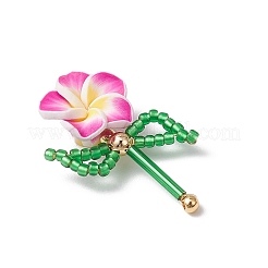 Подвески из семенного стекла и полимерной глины PALLOY-MZ00675