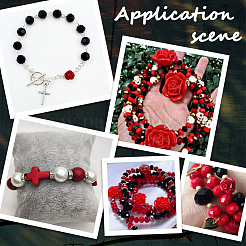 DIY-Sets zur Herstellung von Stretch-Armbändern im Gothic-Stil&nbsp;DIY-SC0033-43