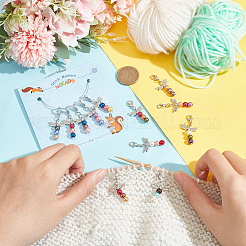 Маркеры петель подвеска стрекоза HJEW-AB00297