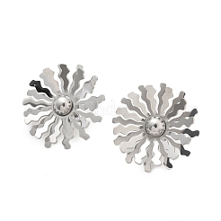 Серьги-гвоздики из нержавеющей стали 304 EJEW-Z098-21P