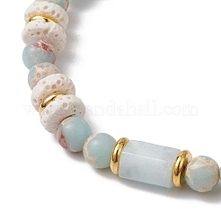 Браслеты из натуральных лавовых камней&nbsp;BJEW-JB11666-01