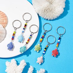 Брелок для ключей из процелина ручной работы&nbsp;KEYC-MZ00002