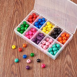 Деревянные бусины WOOD-PH0003-02-WH