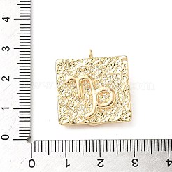 Латунные микропроволочные кубические циркониевые подвески из эмали KK-L250-08G-11