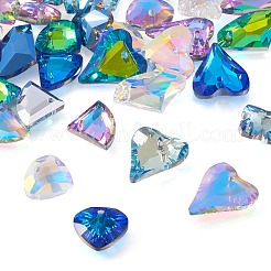 60шт 30 стиля подвески из гальванического стекла&nbsp;EGLA-TA0001-48