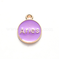 Pendentifs d'émail en alliage&nbsp;X-ENAM-S124-01B-01A