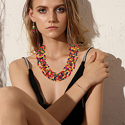 300шт окрашенные бусины из натурального дерева&nbsp;WOOD-PA0001-22