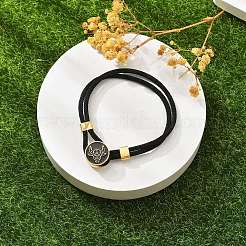 Mehrreihige Armbänder aus Nylonkordeln mit Sternbild&nbsp;BJEW-U016-01A-04