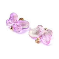 Pendentifs en verre d'alliage&nbsp;GLAA-P080-01G-01