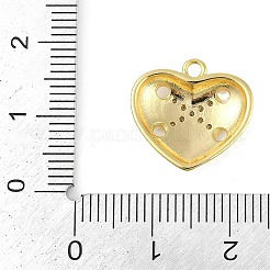 Подвески с крестом из настоящей 18-каратной позолоченной латуни с прозрачным фианитом и микро-паве KK-L219-06G-02